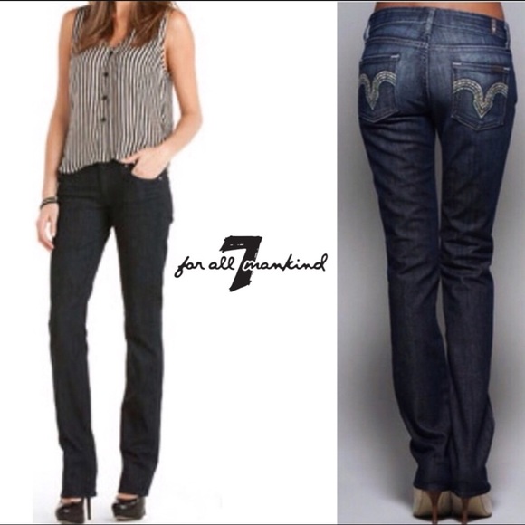 7FAMK Slim Straight Kate Jean - Picture 1 of 5
